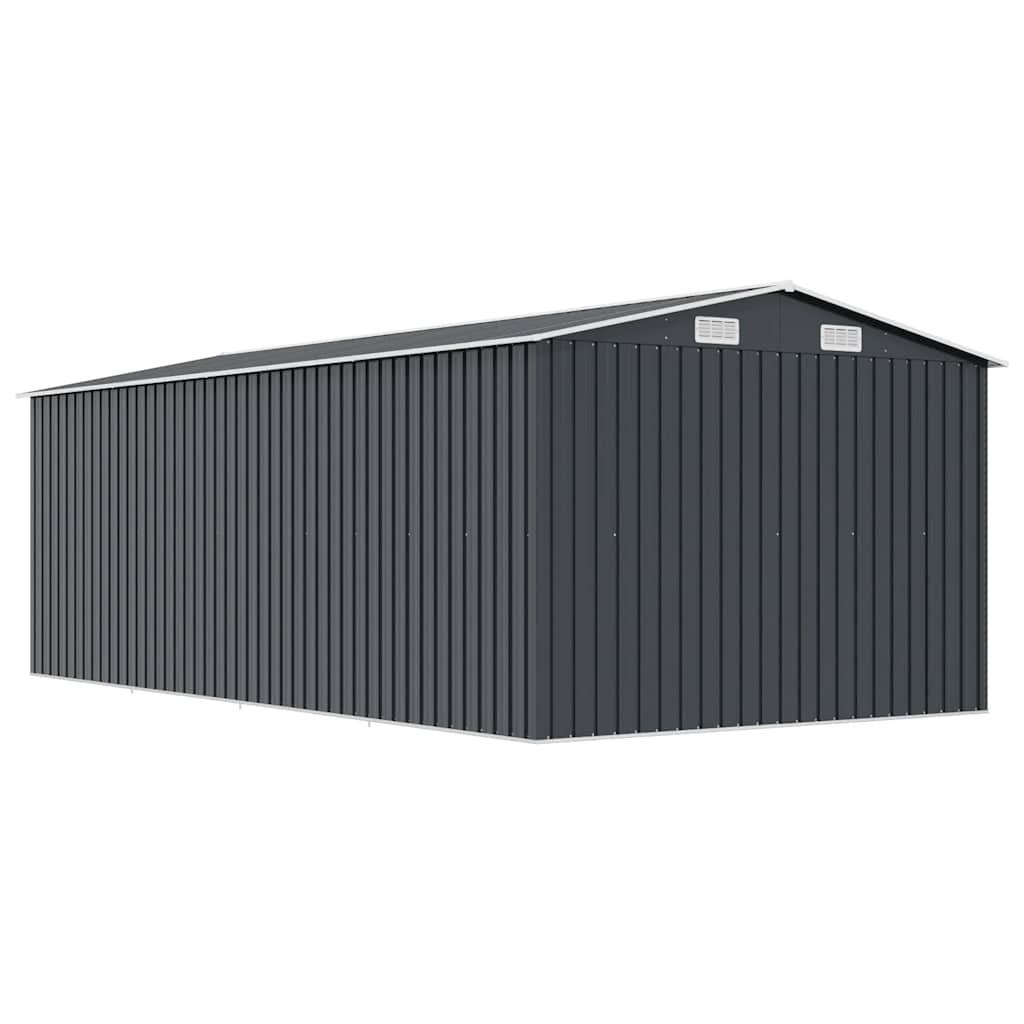Vidaxl - Abri de jardin 257x489x181 cm Métal Anthracite vidaXL 143350 - Image 8