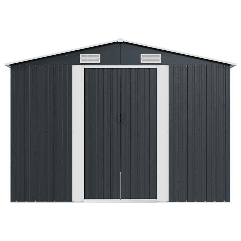 Vidaxl - Abri de jardin 257x489x181 cm Métal Anthracite vidaXL 143350 - Image 6