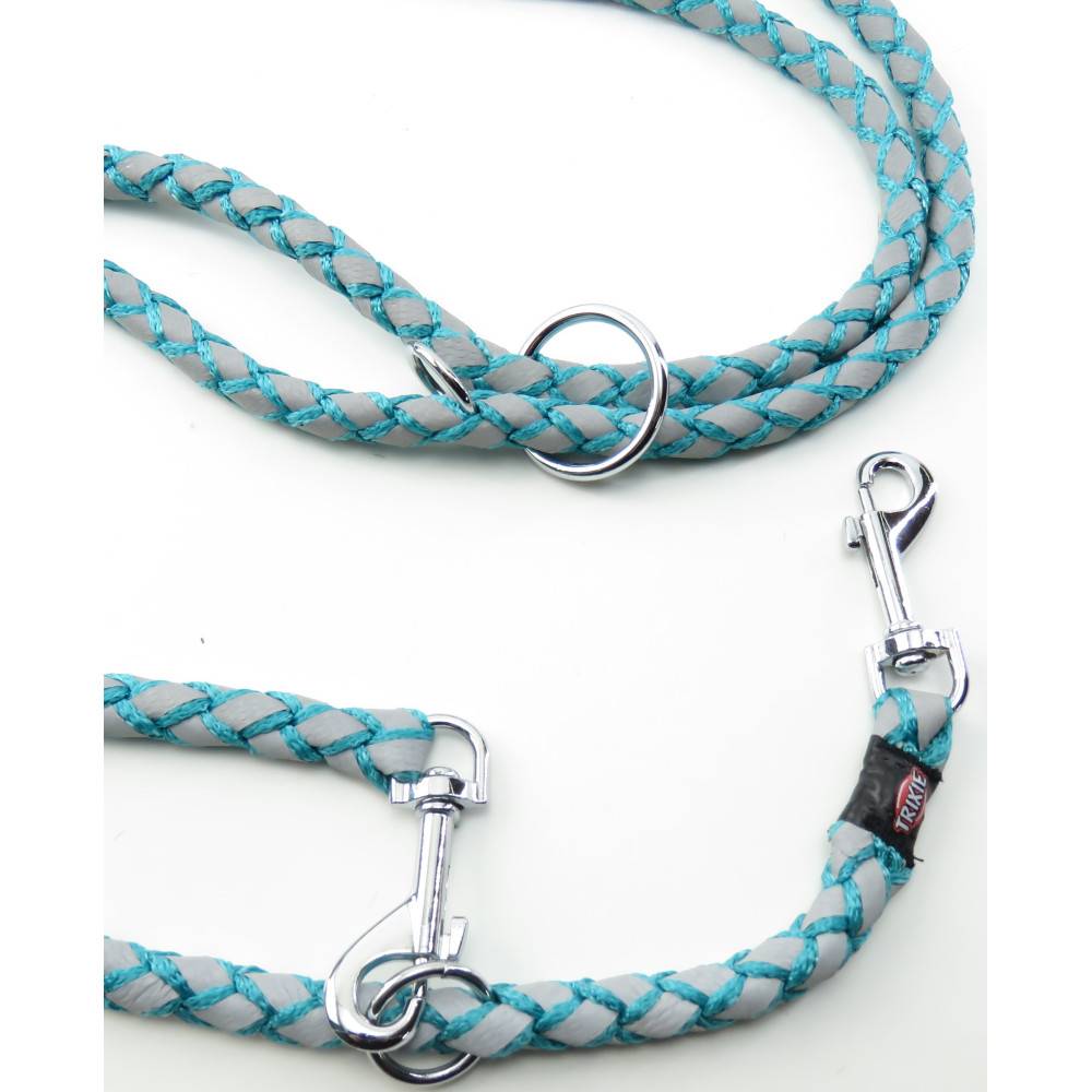Trixie - Trixie - Laisse Cavo Reflect ø12mm x  2 mètres  S-M. réglable océan pour chien - Image 3