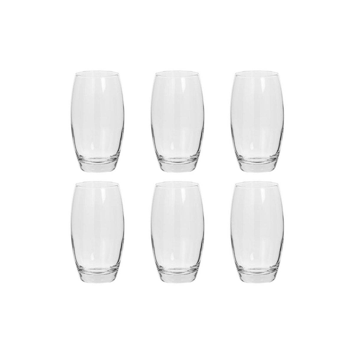 Lot de 6 Gobelets Hauts "Cesari'Eau" 51cl Transparent - Image 1