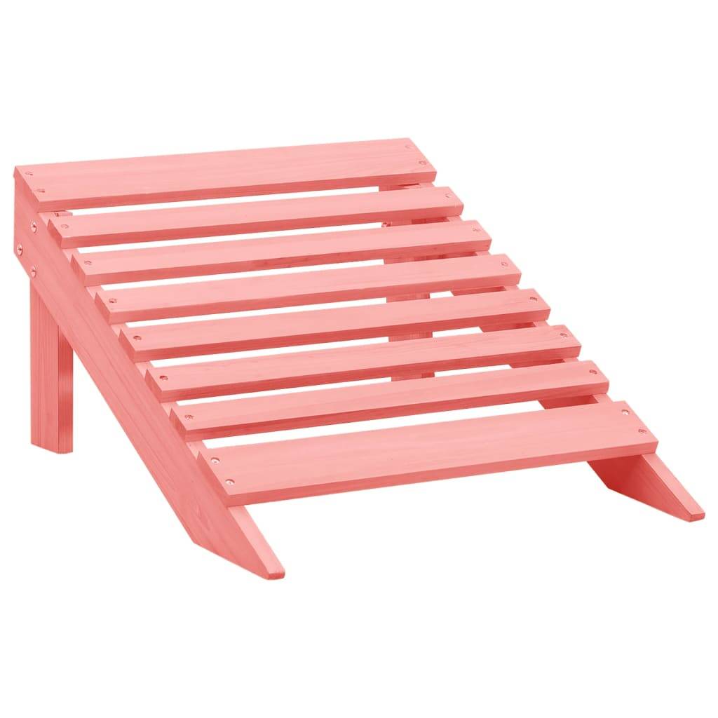 Vidaxl - Chaise de jardin Adirondack avec pouf bois de sapin solide rose vidaXL 315867 - Image 7