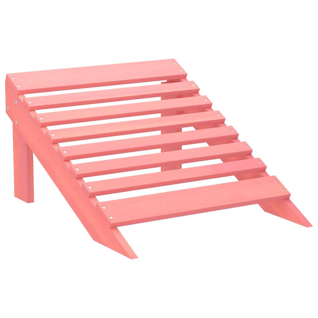 Vidaxl - Chaise de jardin Adirondack avec pouf bois de sapin solide rose vidaXL 315867 - Image 5