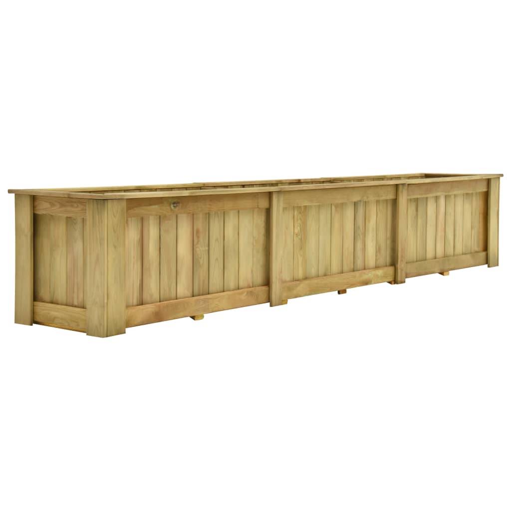 Jardinière surélevée - Bac à Fleurs - Pot De Fleurs 291x50x50 cm Bois de pin imprégné - Image 2