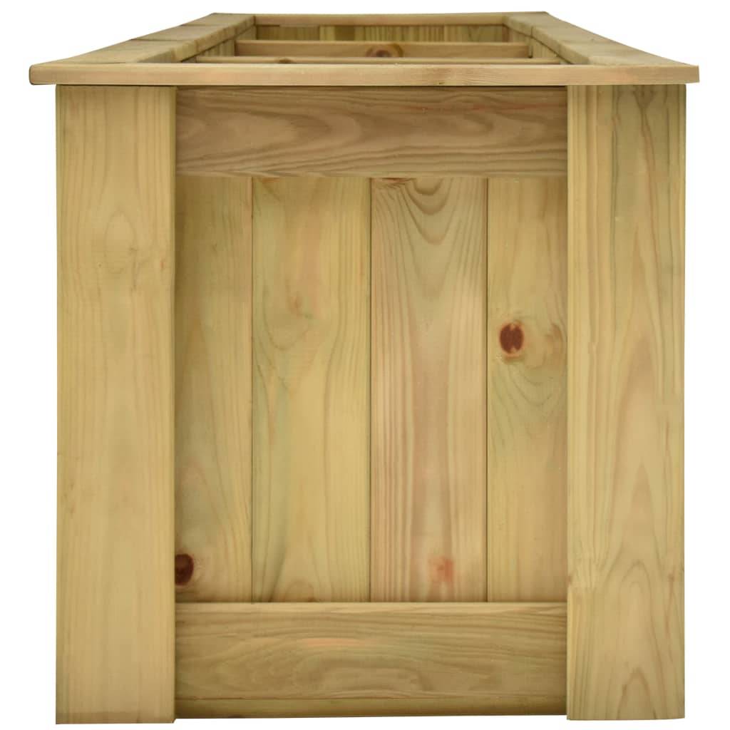 Jardinière surélevée - Bac à Fleurs - Pot De Fleurs 291x50x50 cm Bois de pin imprégné - Image 3