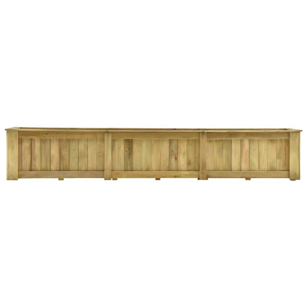 Jardinière surélevée - Bac à Fleurs - Pot De Fleurs 291x50x50 cm Bois de pin imprégné - Image 1