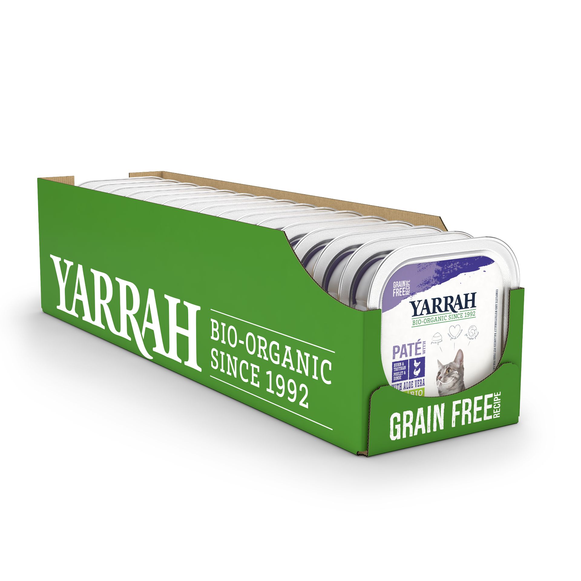 Yarrah - Pâtées Bio Sans Céréales Poulet & Dinde pour Chat - Image 2