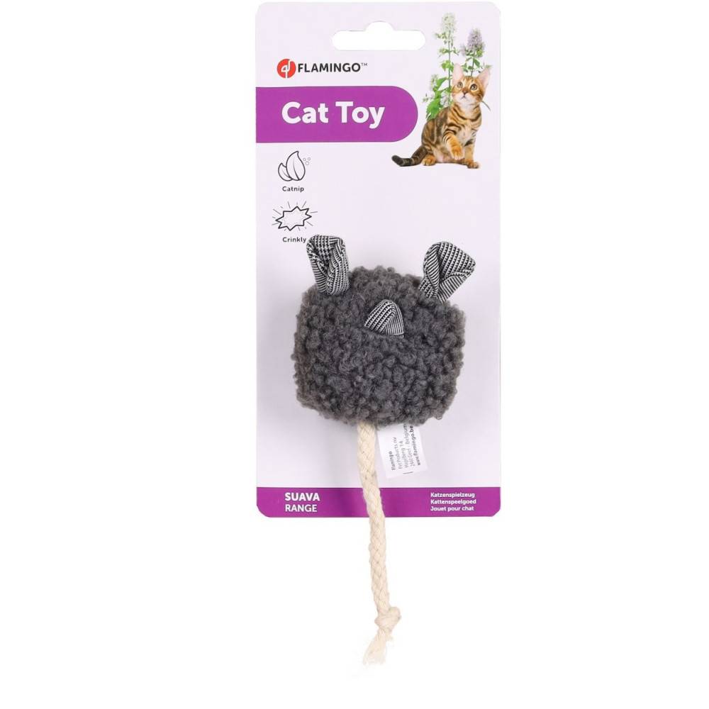 1 souris ronde SUAVA 15 cm  jouet pour chat  couleur aléatoire - Image 9