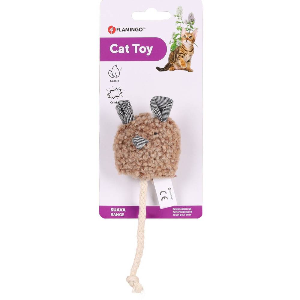 1 souris ronde SUAVA 15 cm  jouet pour chat  couleur aléatoire - Image 8
