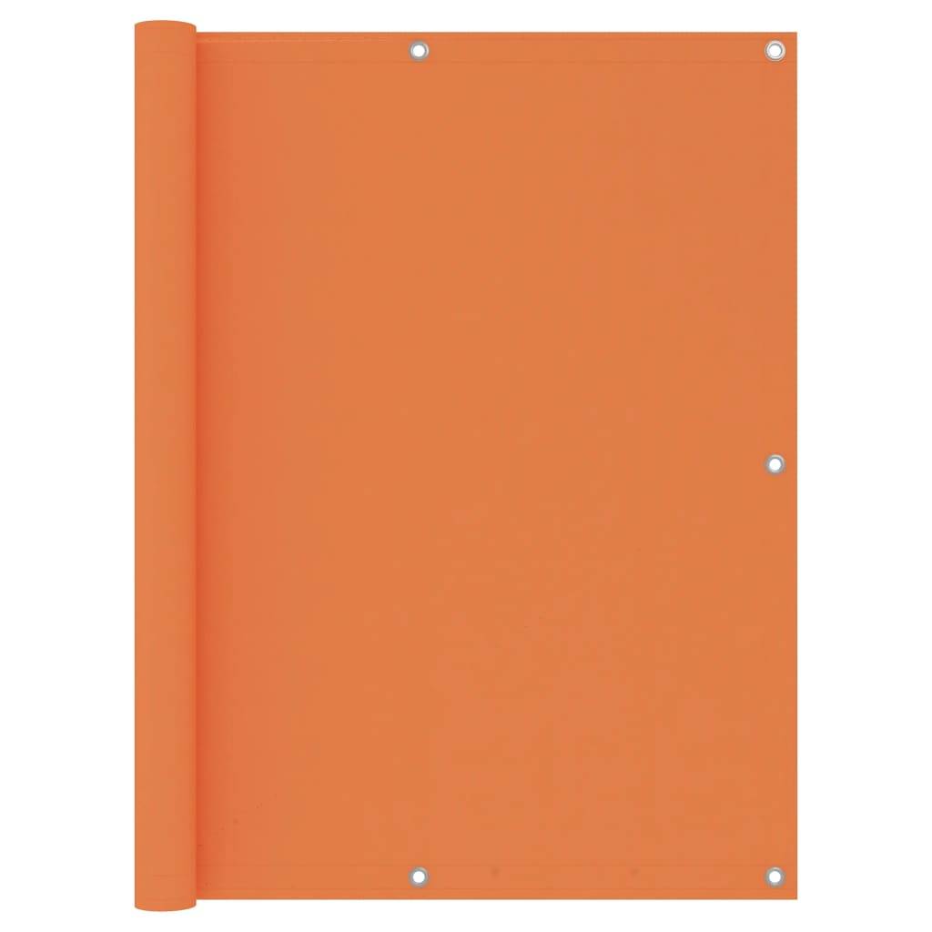 Helloshop26 - Écran de balcon brise pare vue protection confidentialité 120 x 300 cm tissu oxford orange - Image 1