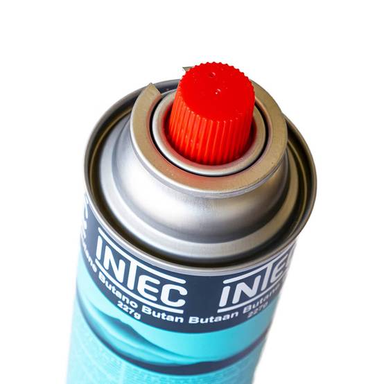 Pack 12 Bouteilles de gaz Butane 250 g Cartouche gaz Camping Compacte Encliquetable Réchaud Désherbeur Barbecue INTEC - Image 5
