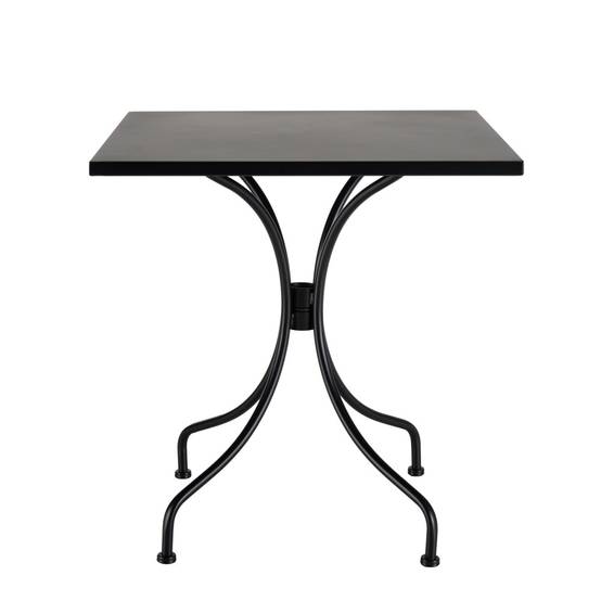 VIANNEY - Table de jardin carrée 2 personnes 70x70cm - Image 4