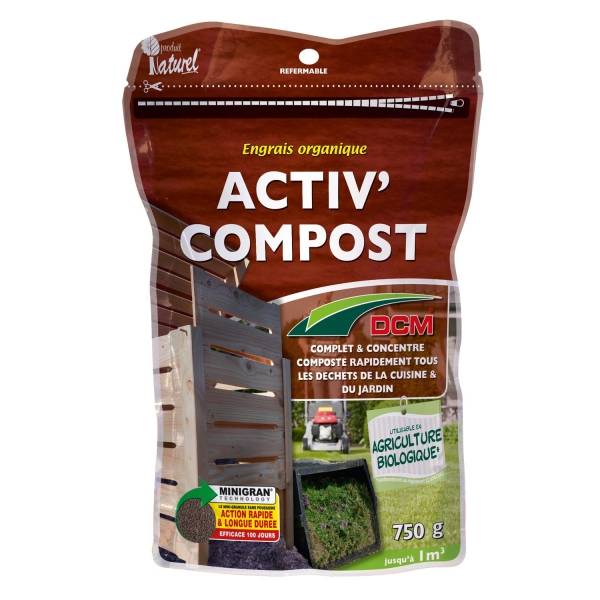 Activ'Compost - activateur de compost - DCM Boîte 750 g