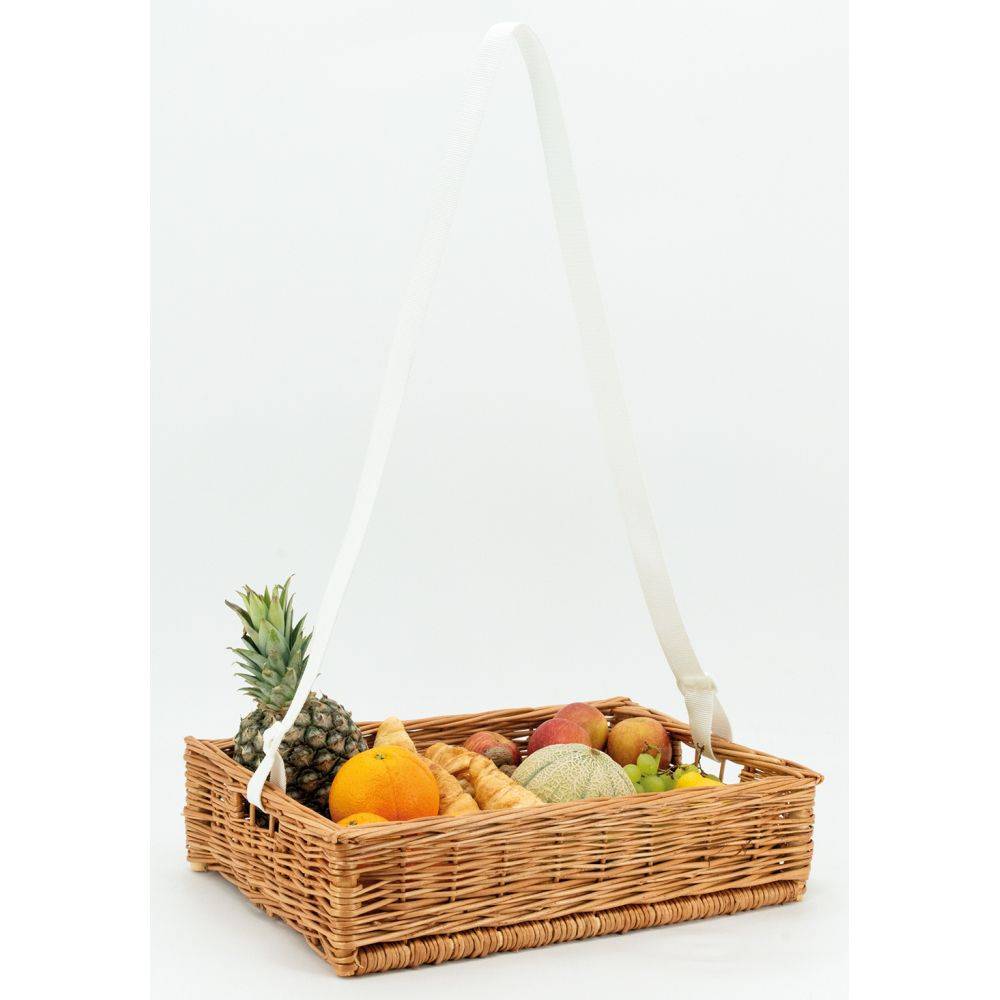 Aubry Gaspard - Panier ouvreuse cinéma en osier Avec sangle ajustable posée - Image 4
