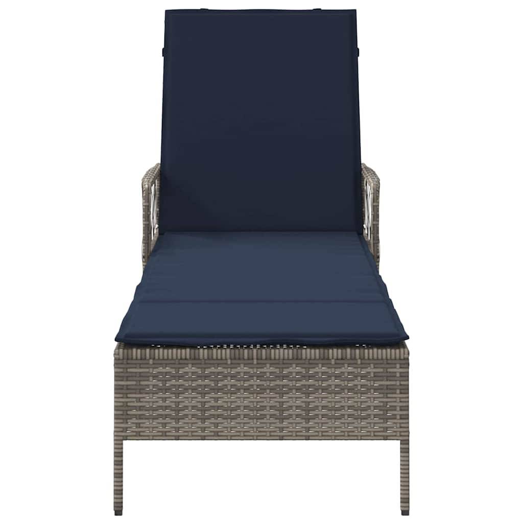 Vidaxl - Transat polyrotin Gris et bleu marine vidaXL 365431 - Image 7