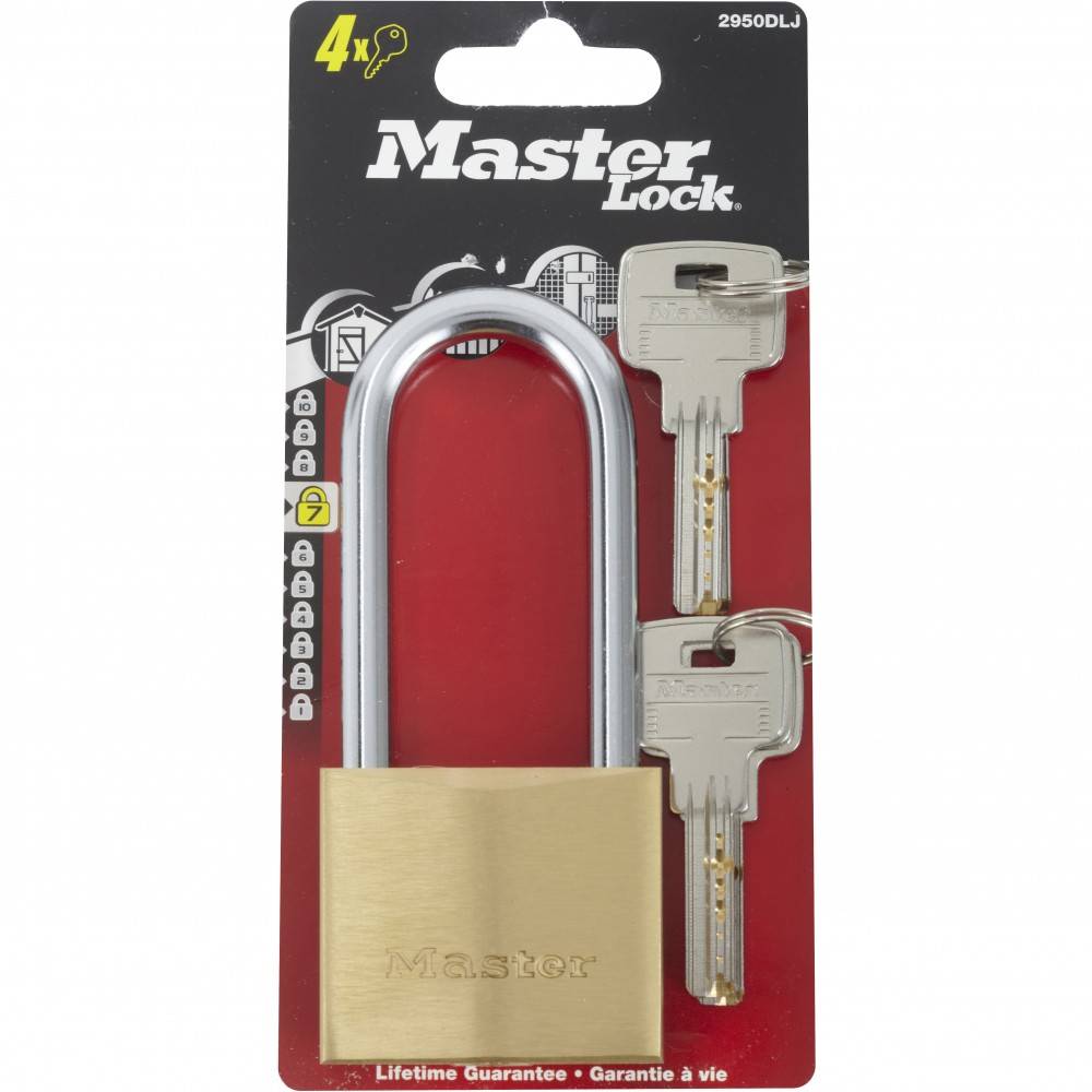 Master Lock - Cadenas à clé MASTER LOCK laiton, l.50 mm - Image 6