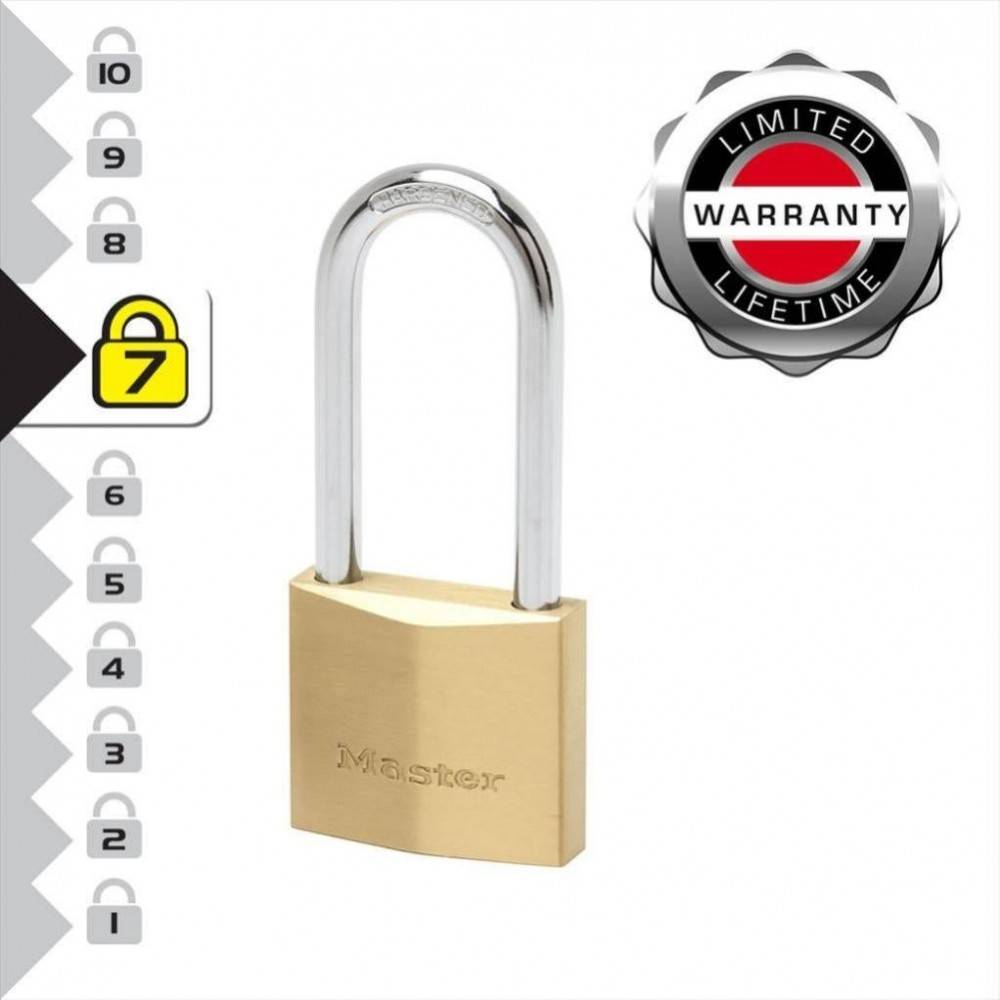 Master Lock - Cadenas à clé MASTER LOCK laiton, l.50 mm - Image 4