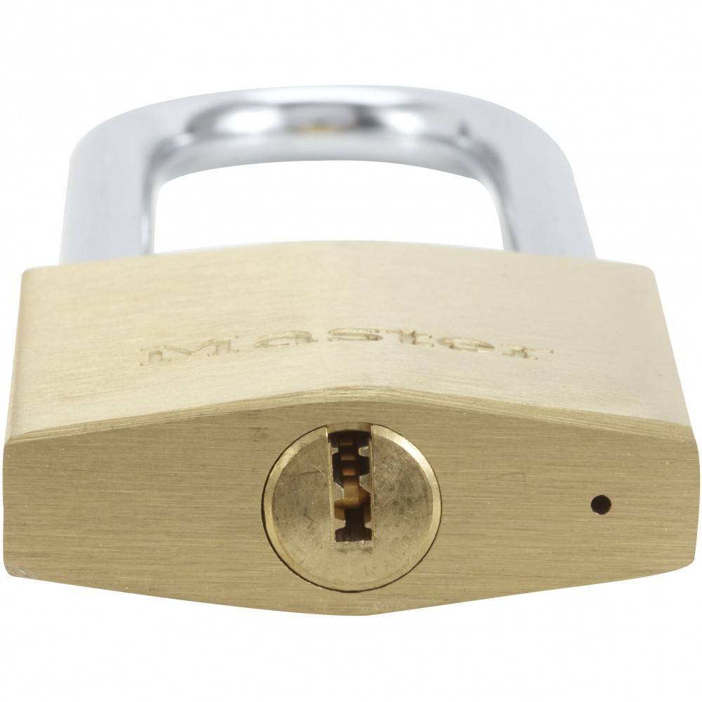 Master Lock - Cadenas à clé MASTER LOCK laiton, l.50 mm - Image 2