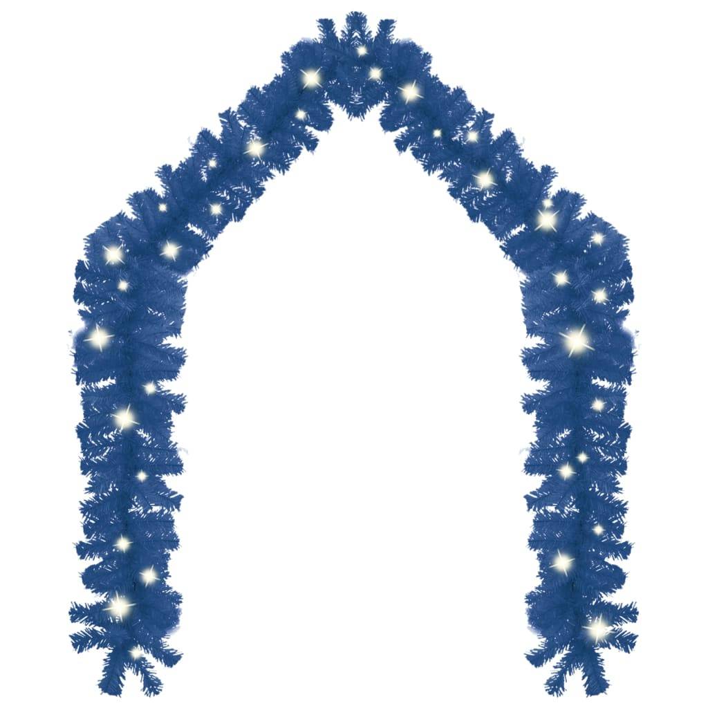 Guirlande de Noël Lumineuse PVC Décoration Fêtes 300 LED Bleu 20 m – ComfortXL Outdoor Living - Image 2