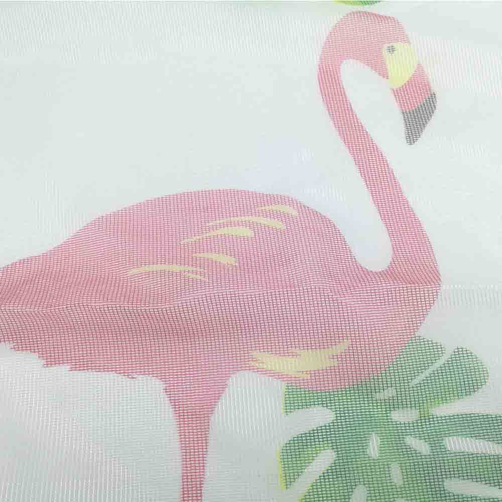 Moustiquaire porte coulissante motif flamant rose - Image 5