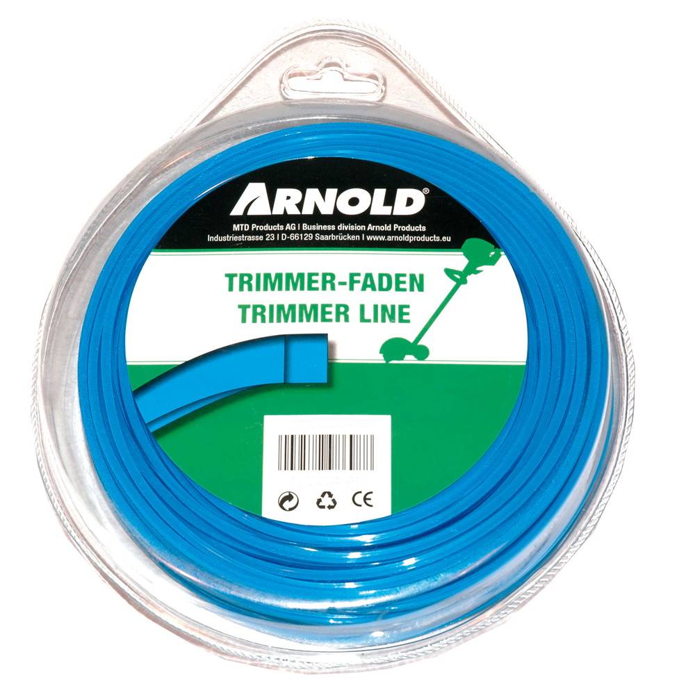 Arnold - Fil de coupe-bordure carré en nylon 2,7 mm × 56 m Arnold