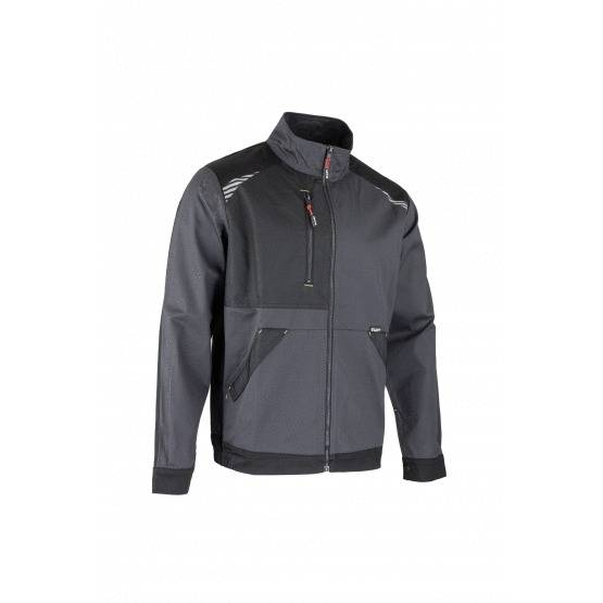 Veste bicolor Cyclope zippée gris/noir T M - LMA - 2431-M - Image 1