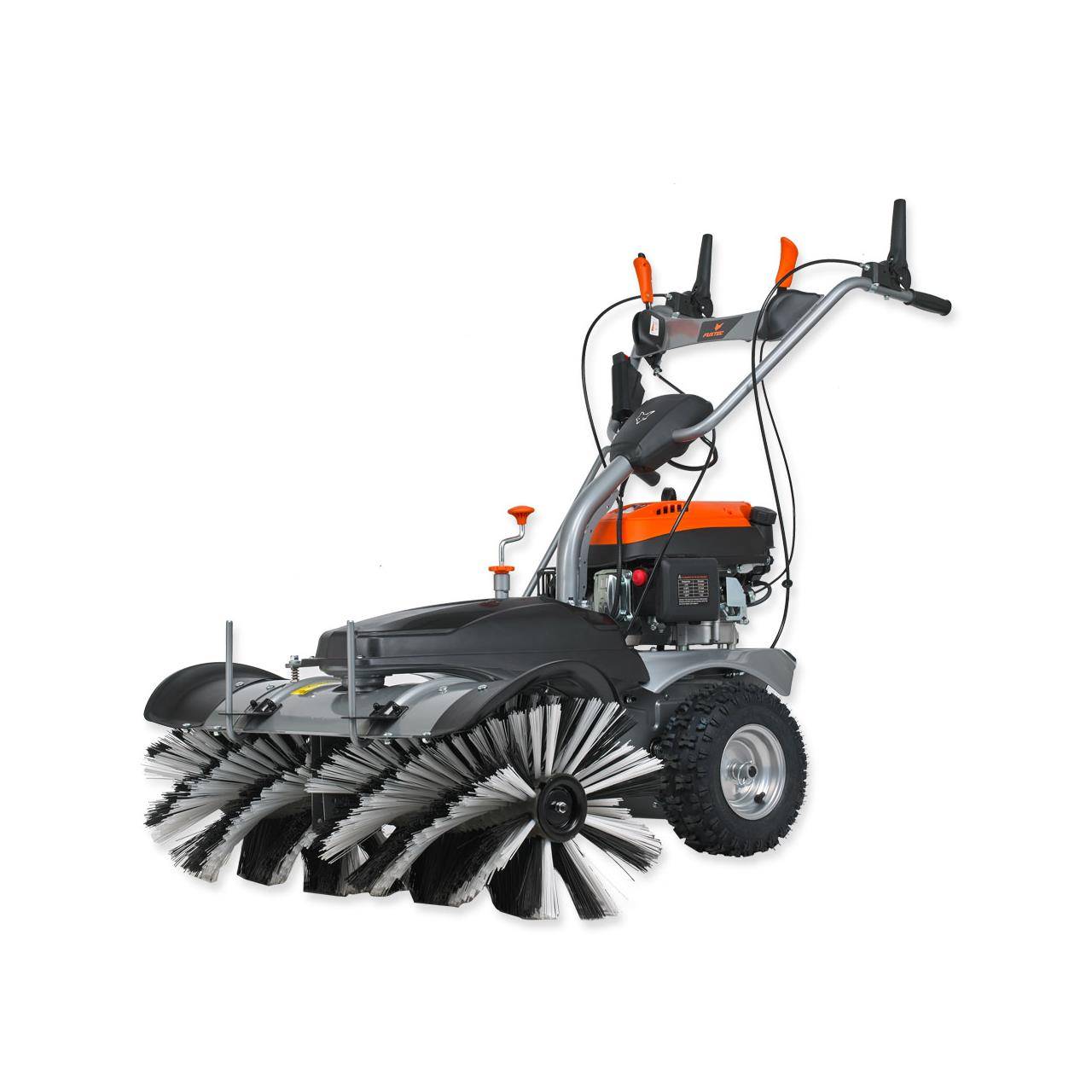 Balayeuse thermique - FUXTEC FX-KM1196 - 173cm3 - Option: brosses de balayage déneigeuse, collecteur de déchets - Image 1