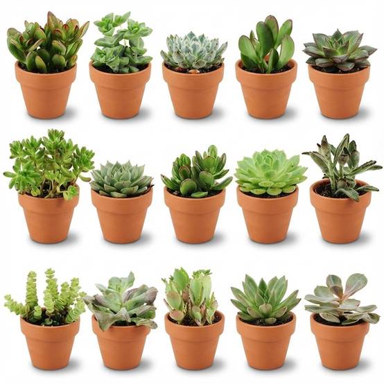 Mini Mélange de Succulentes - H10cm - Image 2
