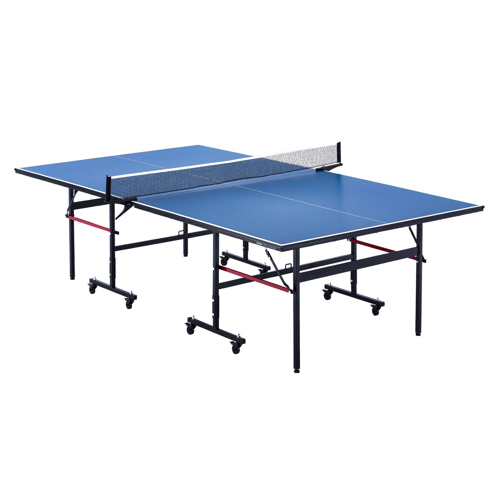 Vevor - VEVOR Table ping-pong pliable, MDF 12 mm. Filet rapide, roues verrouillables. Intérieur. - Image 1