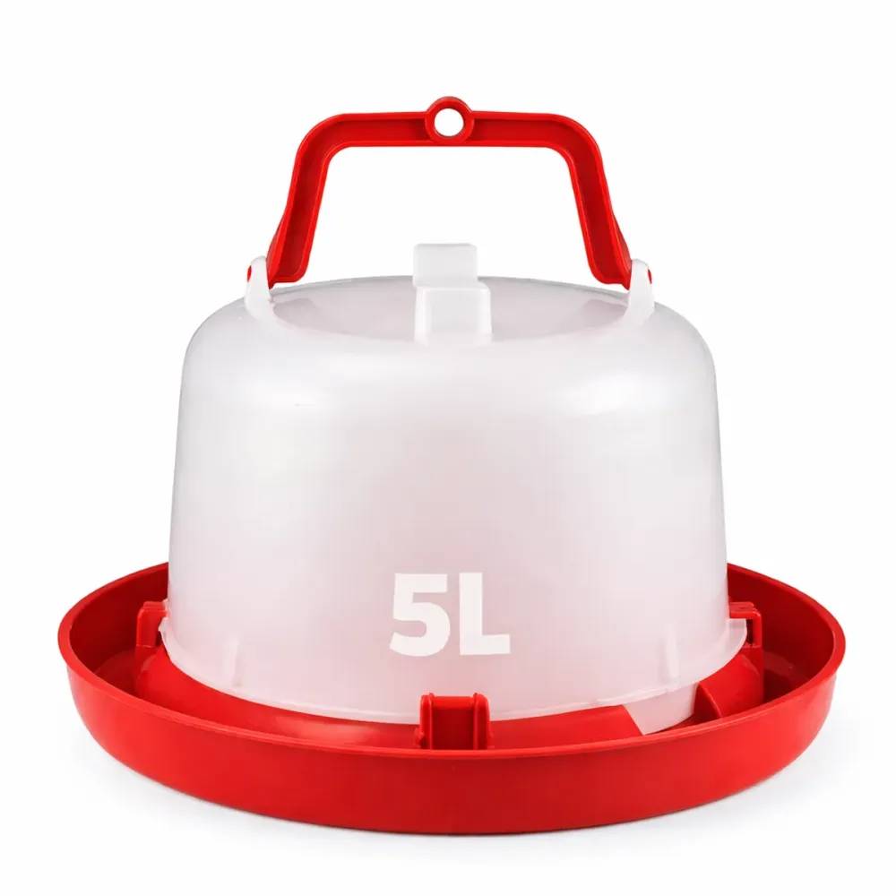 Abreuvoir plastique poule premium robuste avec poignée 5 L River Systems - Image 2