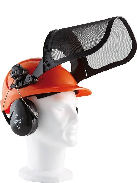 Casque forestier orange SINGER - HGCF01 - Image 1