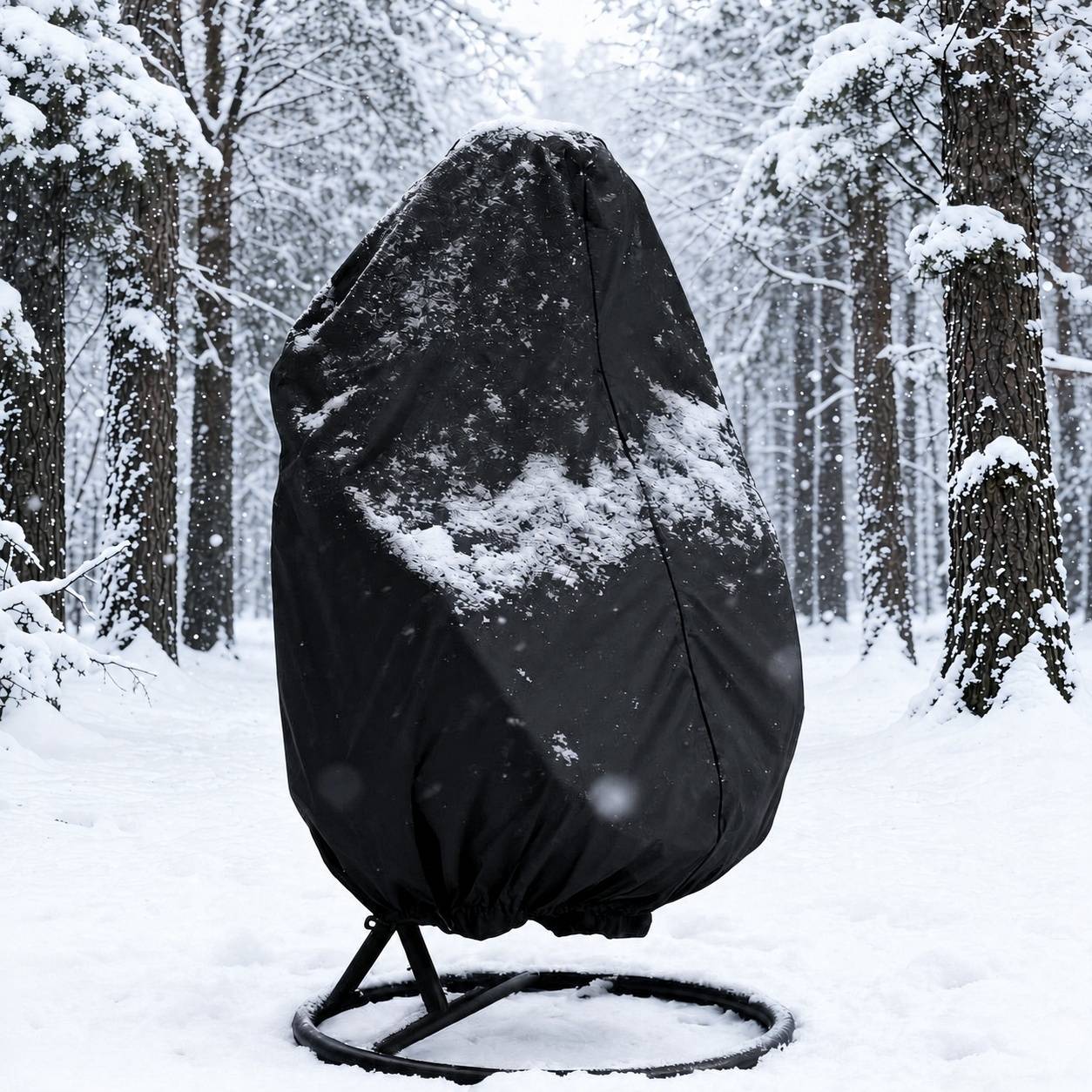 Housse Imperméable Protection Solaire pour Chaise Œuf Suspendue - Image 4