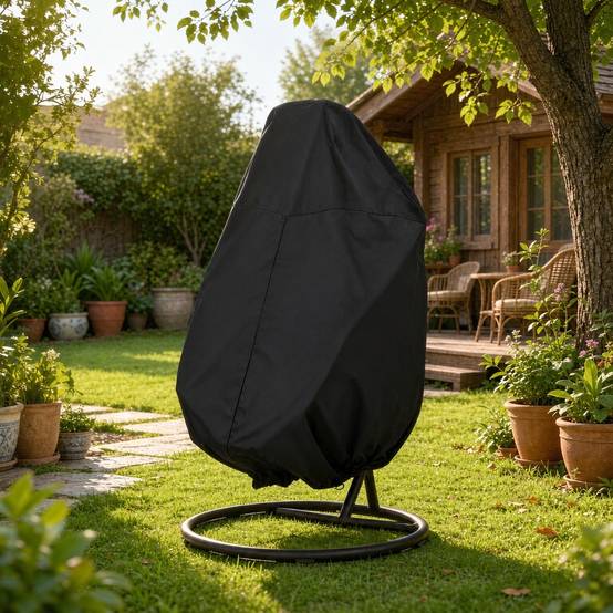 Housse Imperméable Protection Solaire pour Chaise Œuf Suspendue - Image 6