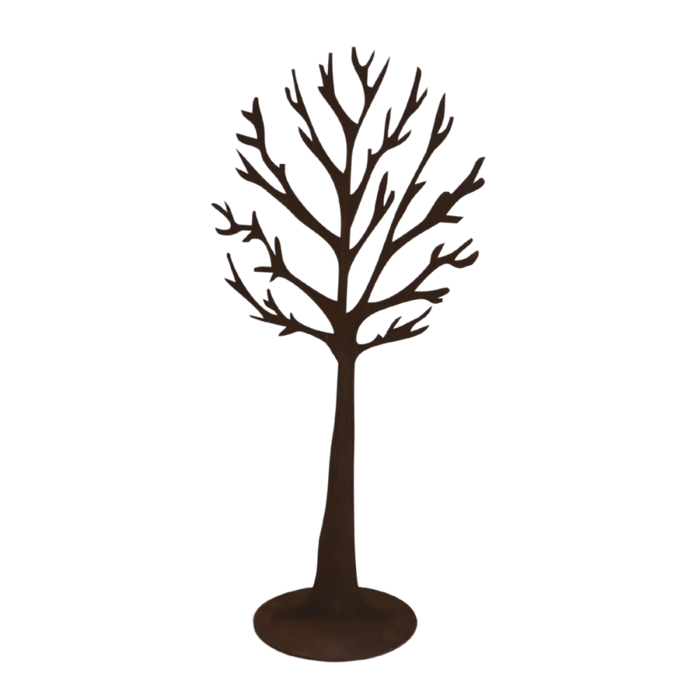 Arbre en métal marron 0.70 x 150 cm Chemin de campagne - Image 1