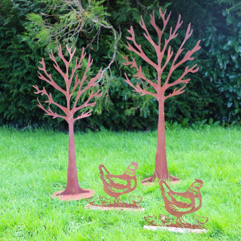 Arbre en métal marron 0.70 x 150 cm Chemin de campagne - Image 2