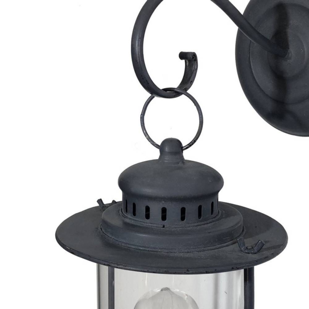 Lampe extérieur jardin applique murale industriel métal gris 47cm Chemin de campagne - Image 2