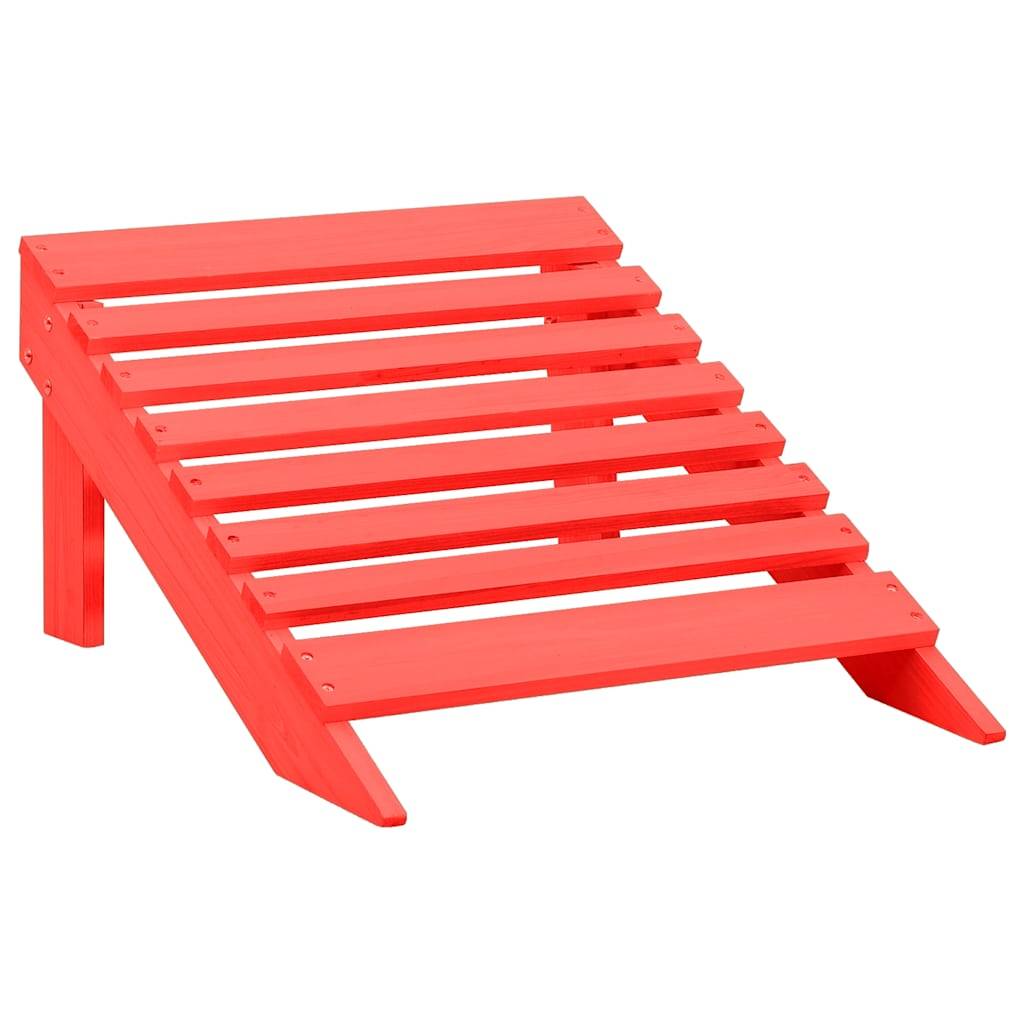 PANGIVO - Chaise de jardin Adirondack bois sapin rouge 70 x 147.5 x 88.5 cm - PANGIVO - Image 7