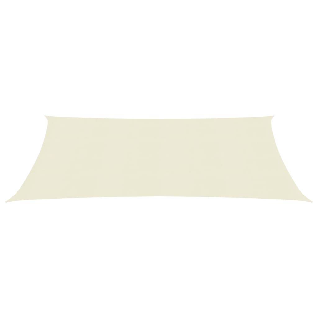 Helloshop26 - Voile toile d'ombrage parasol 160 g/m² 5 x 7 m PEHD crème - Image 2