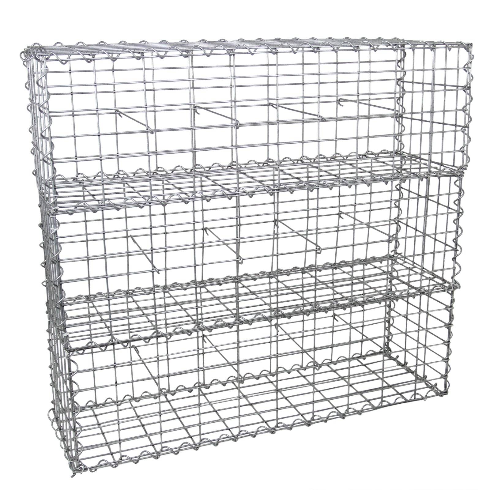 Monstershop - Lot de 3 Paniers de Gabions 100cm x 30cm x 30cm - Image 1