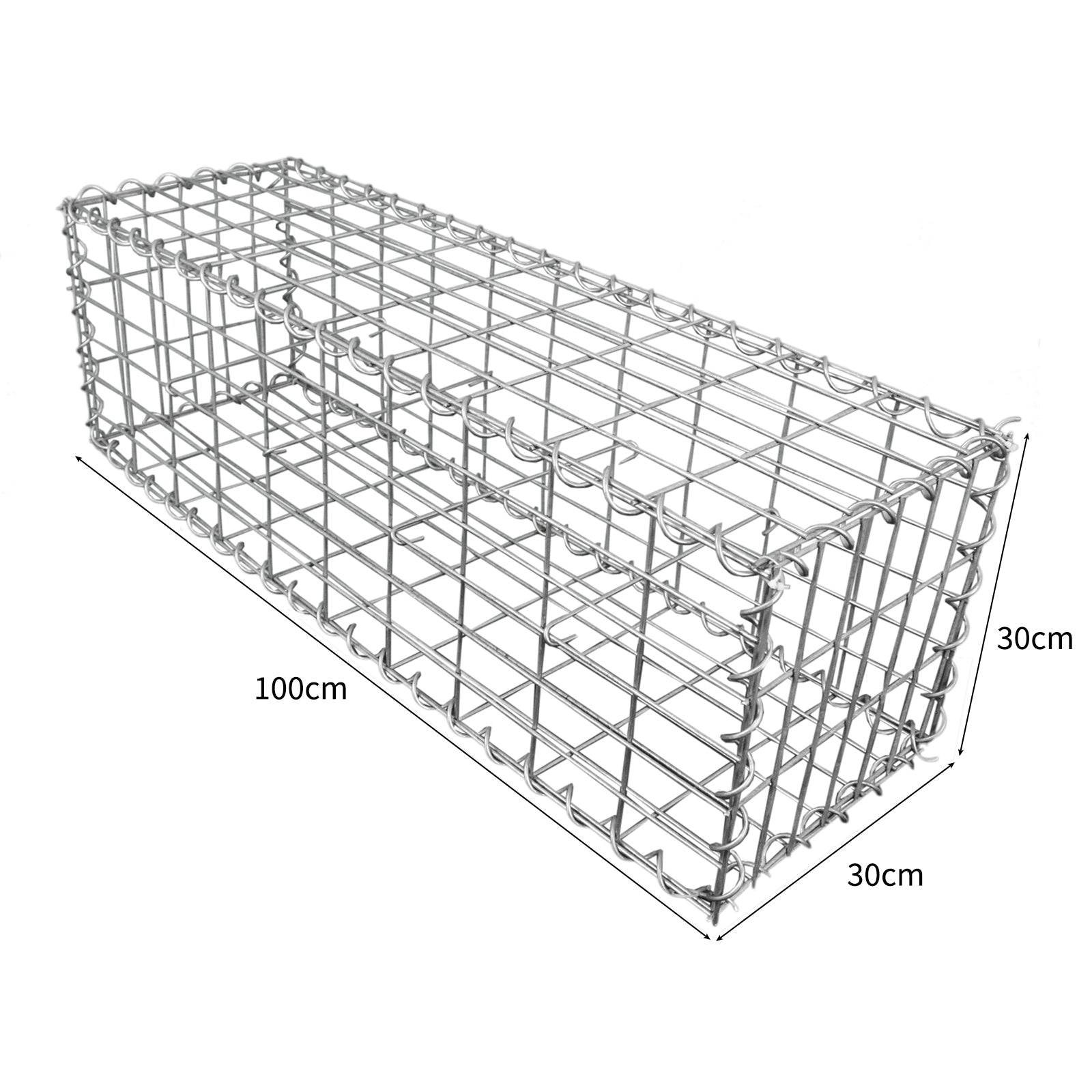 Monstershop - Lot de 3 Paniers de Gabions 100cm x 30cm x 30cm - Image 4