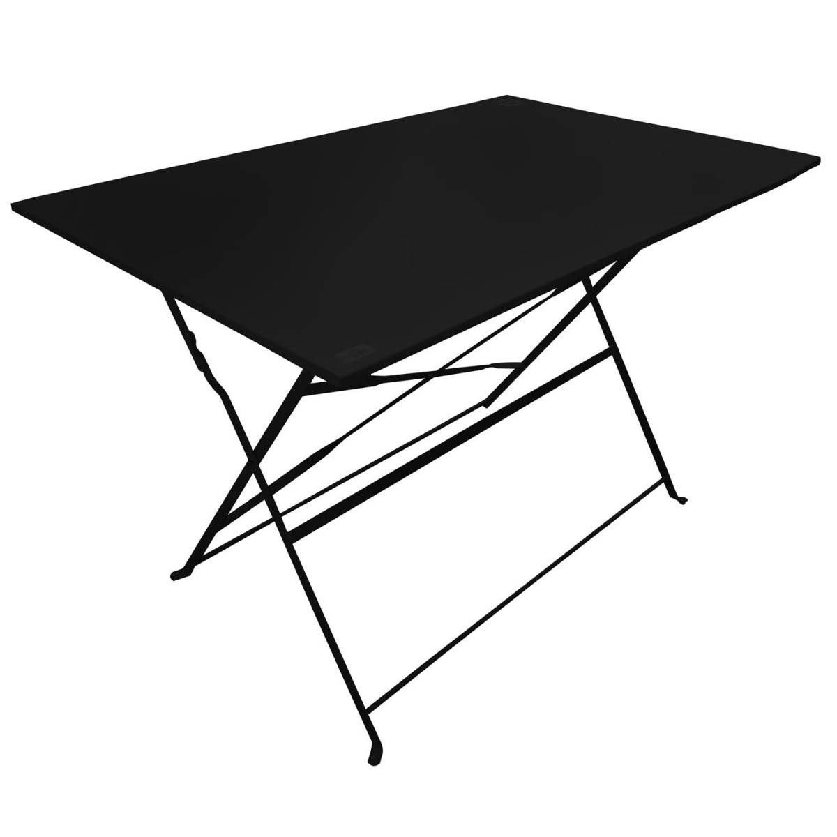 The Home Deco Factory - Table de Jardin Pliante "Palerme" 110cm Noir - Image 1