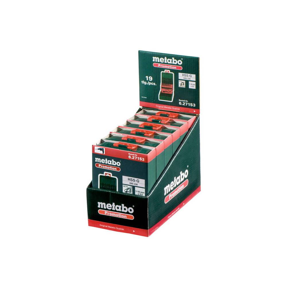 Metabo - Coffret de 19 forets à métaux en acier rapide HSS-G SP - Image 2