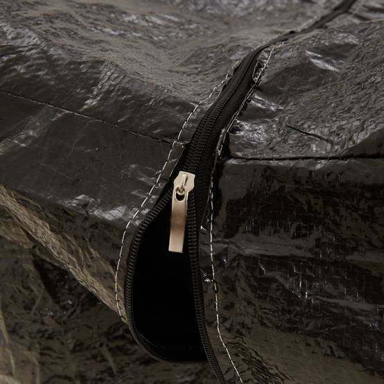 Sac de rangement sapin de Noël polyéthylène noir 150 x 75 x 75 cm - PANGIVO - Image 6