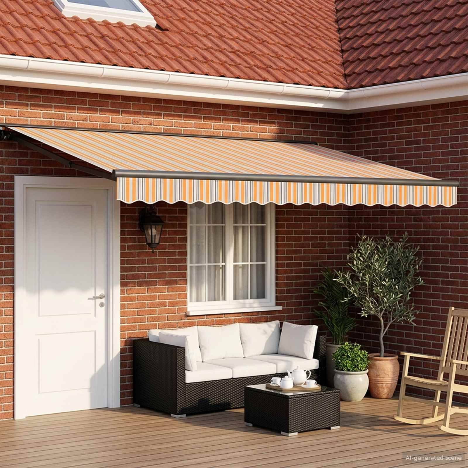 Vidaxl - Auvent rétractable électrique 4,5 × 3 m vidaXL 3421627 - Image 1
