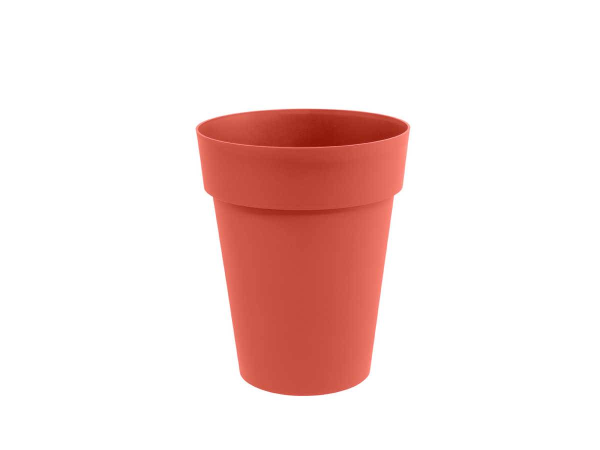 Eda - Pot de fleur rond Toscane Ø 44 x H.53 cm - Orange terre battue - Eda - Image 1