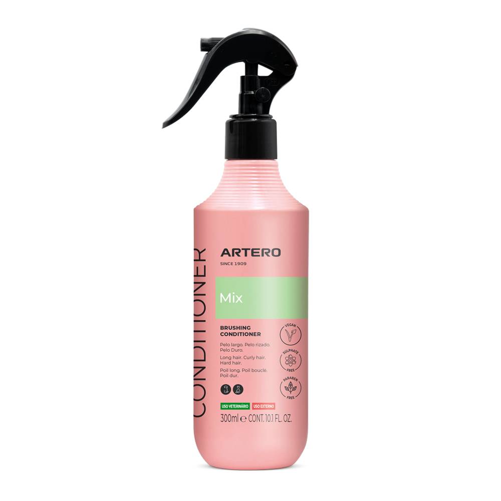 Artero Mix Spray 300 Ml. Après-shampoing pour chiens multiphase en spray sur poils mouillés ou secs et sans rinçage. - Image 1