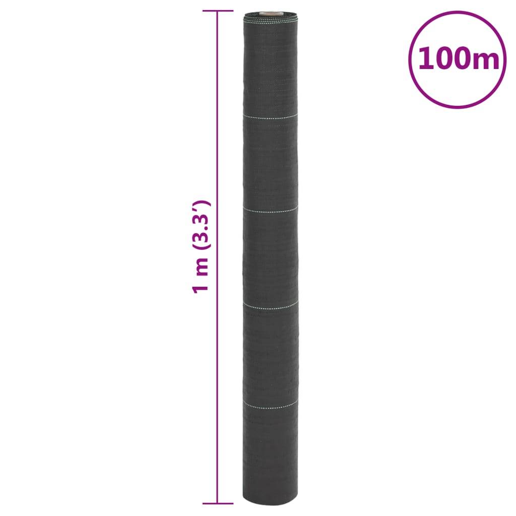PANGIVO - Membrane anti-mauvaises herbes polypropylène noir 10000 x 100 cm, poids:16.4kg - PANGIVO - Image 8