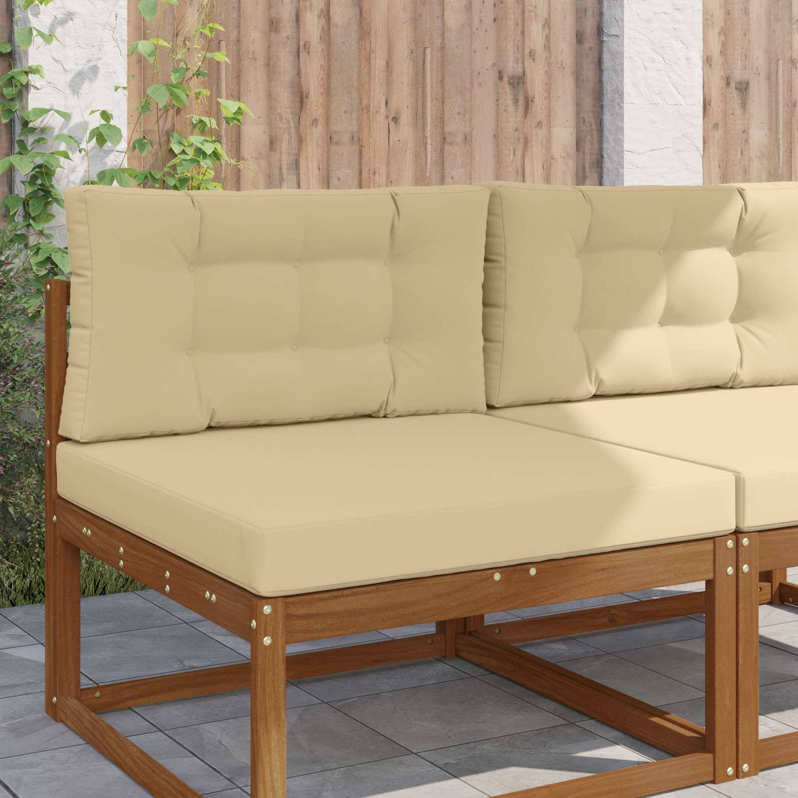 PANGIVO - Coussins de canapé extérieur polyester beige 80 x 80 x 8 cm, poids:4.32kg - PANGIVO - Image 1