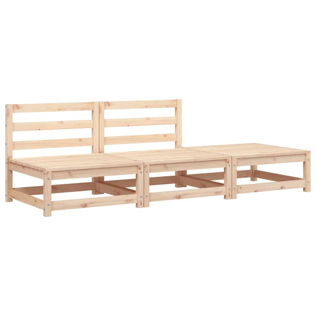 Vidaxl - Canapé de jardin sans accoudoirs repose-pieds bois pin massif vidaXL 837963 - Image 2