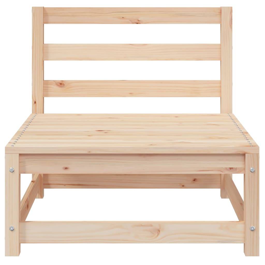 Vidaxl - Canapé de jardin sans accoudoirs repose-pieds bois pin massif vidaXL 837963 - Image 7