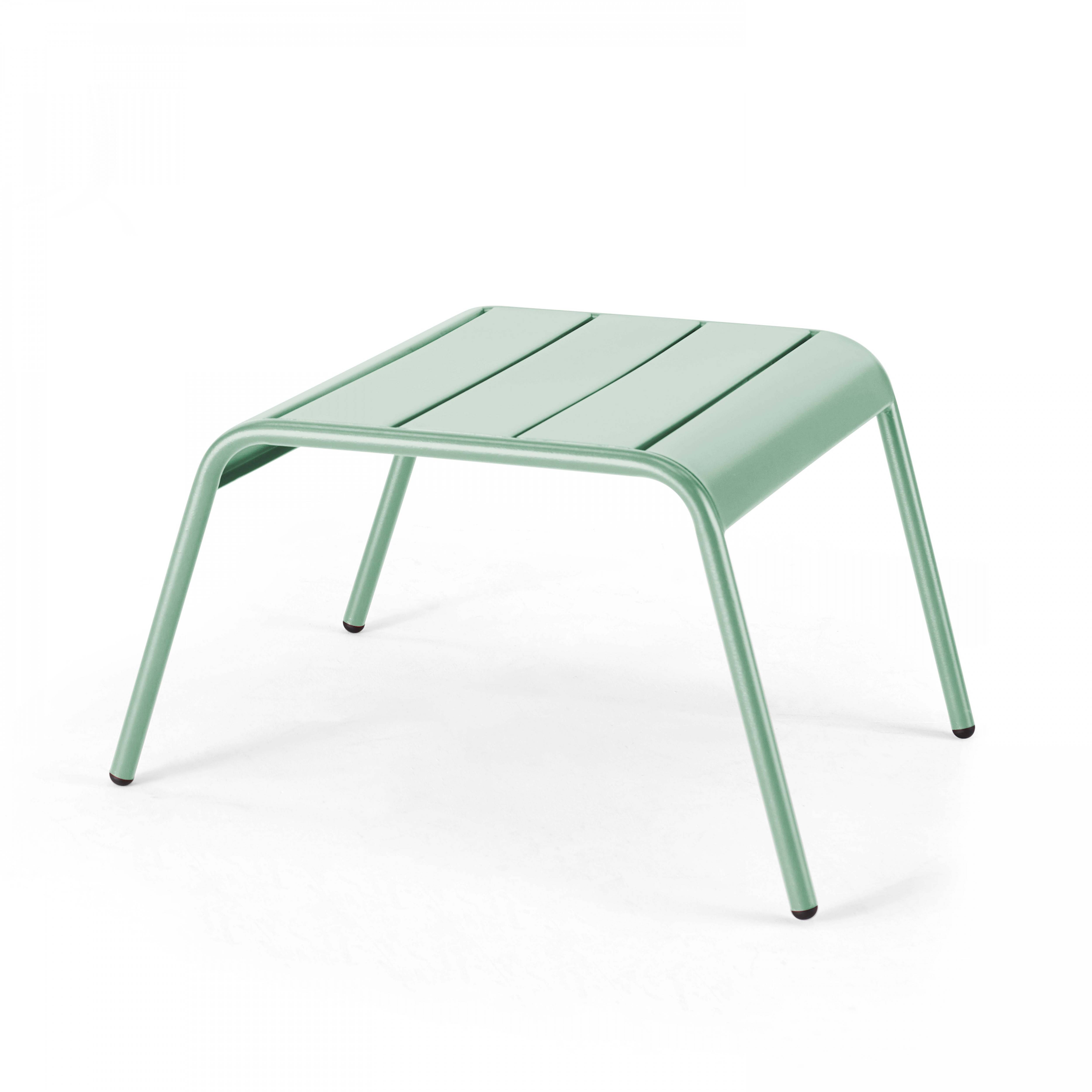 Oviala - Fauteuil relax et repose pied en métal vert sauge Palavas - Oviala - Image 5